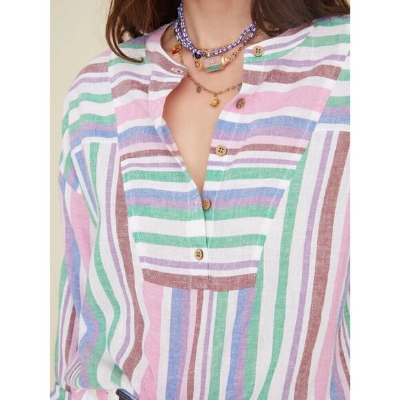 💕XIRENA💕 Macyn Top ~ Ivory Melange Large L NWT - Picture 7 of 16